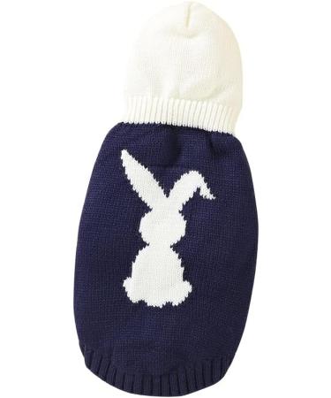 Warm Dog Hooded Sweater for Small Dogs - Thick Winter Hoodie (Marineblau-XL) | Cozy Puppy Clothing - Buy Online on GoSupps.com