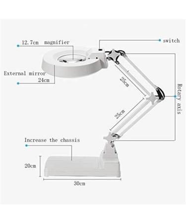 Glass Metal Magnifier with LED Light 5X 10x HD Old Man Reading Mobile Phone Circuit Board Repair Engraving Welding Desktop Glass Loupe Made in China - Buy Online on GoSupps.com