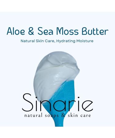 Aloe & Sea Moss Emulsified Body Butter - Unscented 4 oz | Nourishing Soaps & Skincare for All Skin Types | International Shipping Available - Buy Online on GoSupps.com