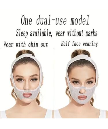 V Shaped Contouring Face Mask - Neck Reduction & Jawline Lift Tape for Skin Tightening & Sculpting - Buy Online on GoSupps.com