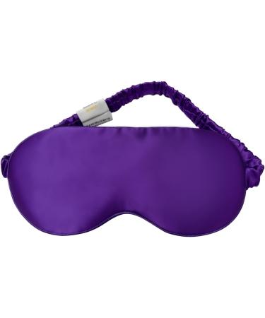 Yunchi 100% Silk Sleep Mask for Men & Women | Comfort Bio Satin Eye Mask | 19 Momme Pure Mulberry - Fantasy Violet - Buy Online on GoSupps.com