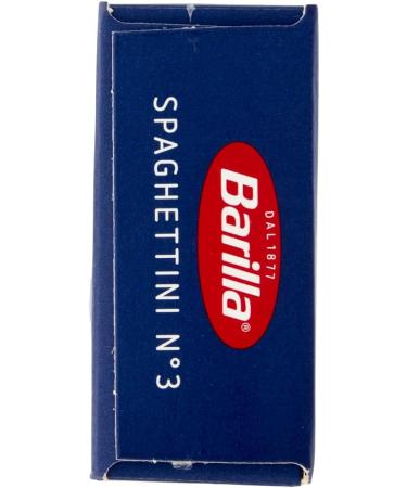  Italian Gourmet E.R. Barilla Spaghettini No. 3 100% Italian Durum Wheat Semolina Pasta 500g + Tomato Pulp Italian Gourmet Tomato Pulp 400g Box - Buy Online on GoSupps.com