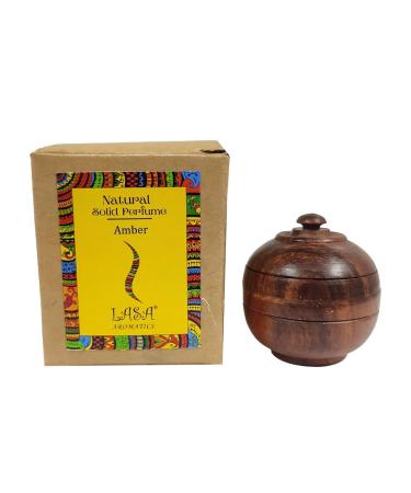 Lasa Aromatics Unisex Amber Natural Solid Perfume Amber Wood