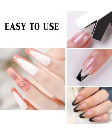 Ruluti Almond Shape Nail Cutter Kit | Easy French Smile Cut & V-Line Tips - 9 Sizes for Perfect Manicure - Buy Online on GoSupps.com