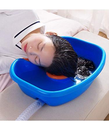 Portable Bedside Shampoo Basin with Head Cushion & Hose - Ideal for Bedridden Patients - Buy Online on GoSupps.com