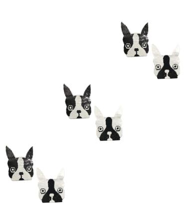 Lurrose 3pcs Womens Dress Women Dress Woman Clothes Sequin Applique Embroidery Cloth Paste Flip Embroidered