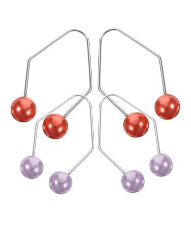 minkissy 2 Pairs Dimple Trainer Small Dimple Marker Women Dimple Maker Facial Dimple Maker Dimple Maker for Cheeks Portable Dimple Marker Facial Exerciser Face Copper Accessories 4.30X2.50X0.80CM Assorted Color 1