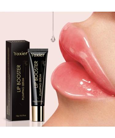 Collagen Lip Booster Plumping Serum Repair Lip Line Anti-Wrinkle Plump Enhancer Essence Hyaluronic Moisturizing Lip Treatment