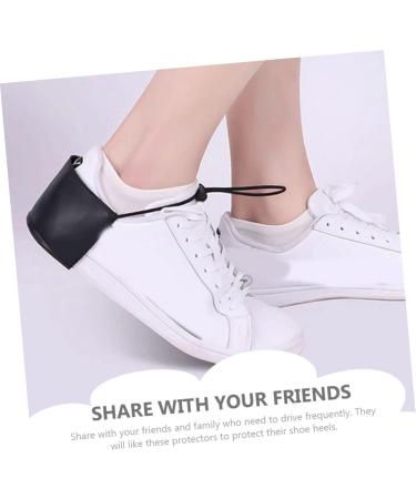 4 Pairs Heel Protector Covers - Shoe Guard Pads for Heels & Boots | Best Leather Shoe Protectors - Buy Online on GoSupps.com