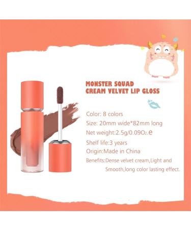 dijuidy 25g Matte Lipstick Waterproof Lip Gloss Cosmetic Lipstick Lips Makeup Beauty Supplies Women Girls Girlfriend Type 1 - Buy Online on GoSupps.com