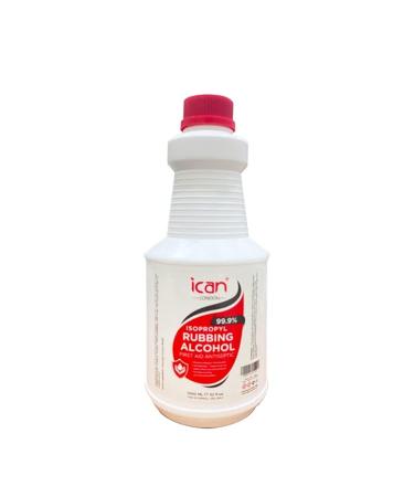 ican london isopropyl rubbing Alcohol 99.9% First aid Antiseptic Disinfectant 1000ml (1 litre)