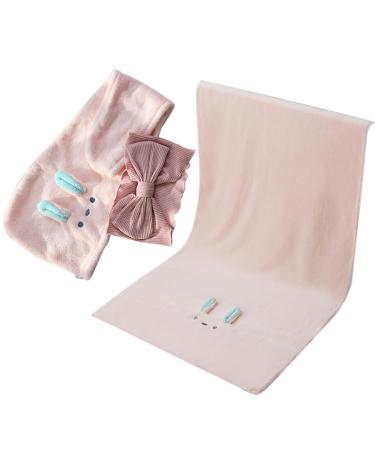 Bath Supplies Towel Bow Headband Fashion Hair Wrap Set Long Hair Drying Thick Bathroom Towel Fast