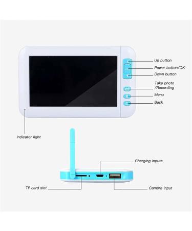 HSRG Portable Digital Otoscope - HD 1080p Ear Cleaner with 3.9mm Lens 4.3 IPS Screen & 6 LED Lights | Ideal for Adults Kids & Pets - Shop Internationally! - Buy Online on GoSupps.com