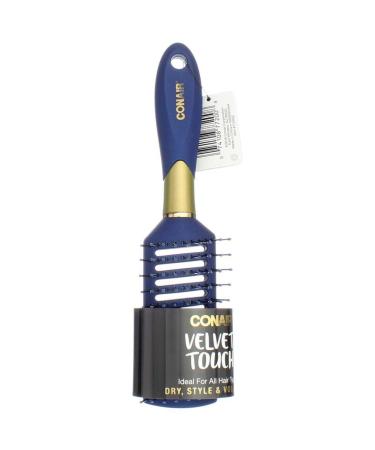 Conair Velvet Touch Dry Style & Volumize Vent Hair Brush 1 Brush