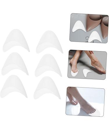 Toe Protector High Heel Pads - Gel Cushion Inserts for Ballet & Dance - 3 Pairs White Shoe Heel Protectors - Buy Online on GoSupps.com