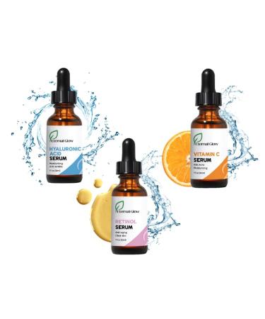 Eternal Glow Hyaluronic Acid Serum - Intense Hydration & Anti-Aging Face Serum with Nourishing Botanicals for Radiant Skin - Buy Online on GoSupps.com