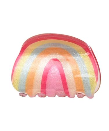 xbiez Fruit and Vegetable Hair Claw Clip for Women Styling Hairpin Thick Hair Thin Hair Hair Accessories Small Headpiece Gift Big rainbow