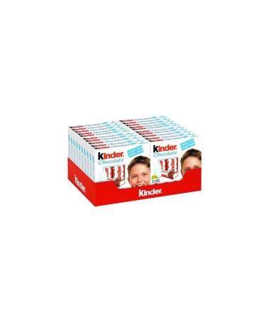ICHUCHES iChuches Kinder Chocolate T4. 20 packs of 4 bars of delicious Kinder chocolate with a milk center.