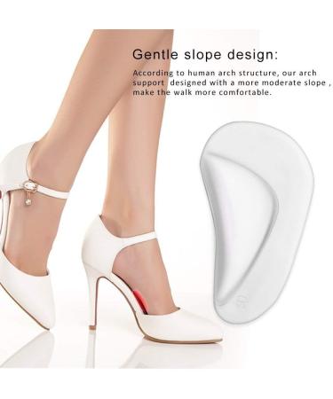 Doact Arch Support Gel Insoles - Flat Feet & Plantar Fasciitis Orthotics | High Cushion Pads for Men & Women - Buy Online on GoSupps.com