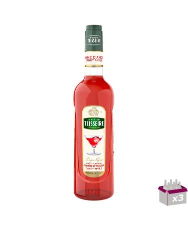 Teisseire Apple Love Syrup 70 ml Pack of 3