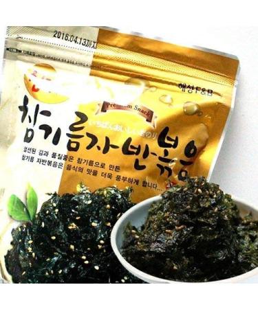 Korean Premium Roasted Sea Salted Seaweed Laver Snack 50g - Pack of 2 - Buy Online on GoSupps.com