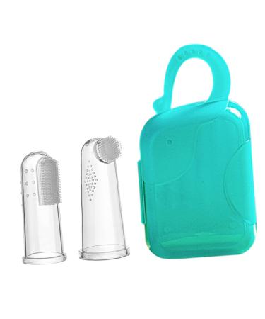 Healvian 2 sets of finger toothbrush set toothbrush for toddlers oral brush for babies dog fingers toothbrush children's toothbrush finger toothbrushes for babies and toddlers clean detergent