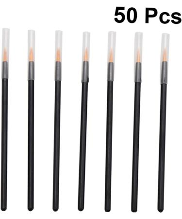 POPETPOP 150 pcs Disposable Makeup Slim Wands Black Tool Applicator Eye for Eyeliner Brush Women Liner 10x0.3cmx3pcs Blackx3pcs - Buy Online on GoSupps.com