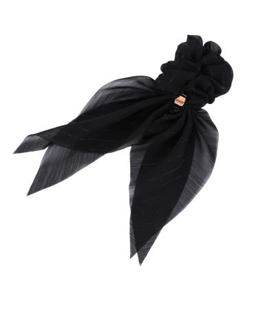 Hair Tie Hair Scarf Ties for Women Hair Bobbles Bands Chiffon Bow Scrunchies Ribbon Hair Scrunchies Hair Wraps for Women Lace Headbands Scrunchies for Girls Bow Tie Miss Ponytail