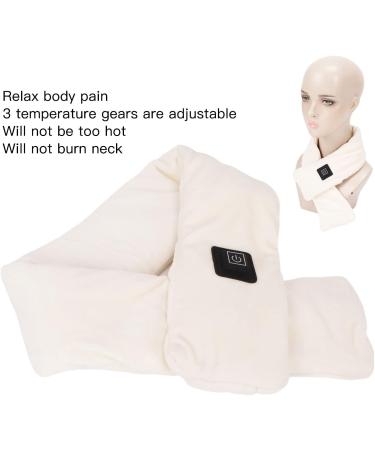 Heated Neck Cushion | Neck Heating Pillow for Pain Relief | 3 Temperature Settings | Soft USB Neck Warmer & Scarf Gift for Men & Women - Buy Online on GoSupps.com
