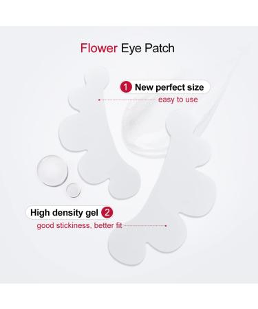 Lunamoon Eye Pads for Eyelash Extensions | Hydrogel Eye Patches | 50 Pairs (Flower Pink) - Optimal for Lifting & Coloring - Buy Online on GoSupps.com