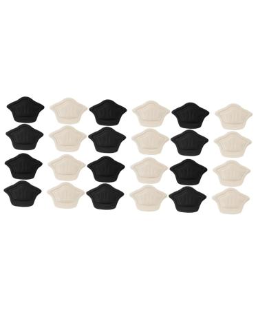 GLEAVI 12 Pairs Follow up Sneaker Heel Pads High Heel Insoles Loose Shoes Heel Sticker Insoles for High Heels Heel Pads for Boots Shoes Heel Pads Double Sided Tape Universal Men and Women