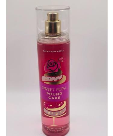 Sweet Petal Pound Cake Fine Fragrance Mist for Women 8 Ounce Full Size Body Spray