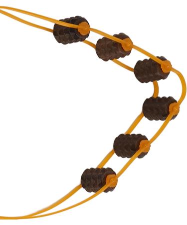 Wooden Cervical Vertebra Massage Roller Rope | Relieve Muscle Soreness & Stress | Lymphatic Drainage Manual Massage Belt - Buy Online on GoSupps.com