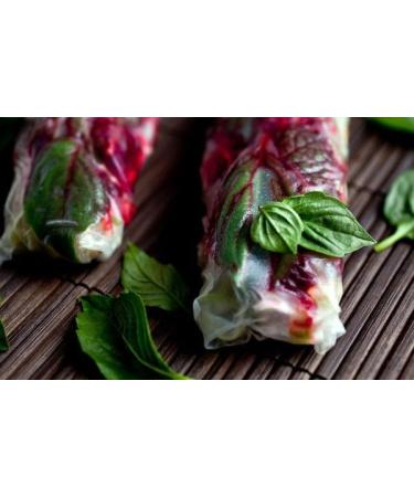 Vietnamese Round Beetroot Rice Paper Spring Roll Wrapper 16cm 300g (Pack of 2) Halal Vegan & Gluten Free - Buy Online on GoSupps.com