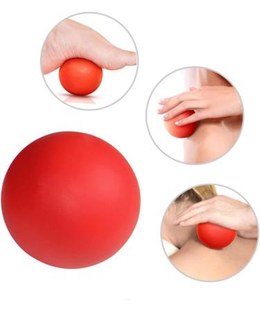 Gleavi 2-Pack Lacrosse Massage Balls for Myofascial Release | Silicone Mobility & Yoga Balls Red - Perfect for Muscle Recovery & Pain Relief - Buy Online on GoSupps.com