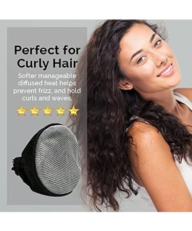 Curly Hair Dryer Diffuser Attachment | Metal Mesh Technology for Soft Heat | Universal Fit Travel Size by M Hair Designs - Buy Online on GoSupps.com