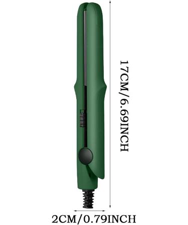 2-in-1 Mini Curling Wand & Hair Straightener - Portable Flat Iron for Short Hair | Perfect for Home & Travel | Stylish Pink - Buy Online on GoSupps.com