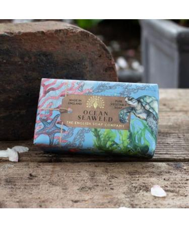 The English Soap Co. Ocean Seaweed Soap Bar 200g - Anniversary Collection | Pack of 1 - Buy Online on GoSupps.com