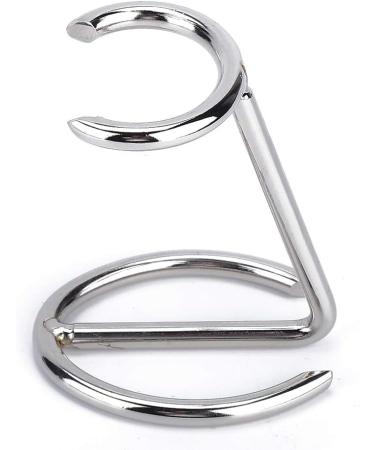 Stainless Steel Shaving Stand for Men's Razor and Brush - Ideal for Home, Salon, and Travel Use - Compatible with Various Razor Types and Sizes - Buy Online on GoSupps.com