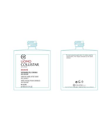 Collistar Aftershave for Sensitive Skin - Anti-Redness Alcohol-Free 100ml - Italian Import - Buy Online on GoSupps.com