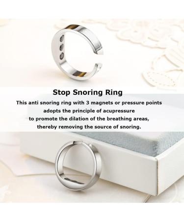 Anti Snoring Ring - Stop Snoring & Improve Sleep Quality - Acupressure Treatment - Side Effect Free - Small Size - Buy Online on GoSupps.com