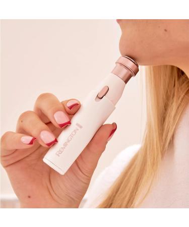 Remington WFS200 Womens Facial Shaver 2in1 Facial Shaver & Eyebrow Trimmer BareMe Waterproof Upper Lip Chin & Cheeks Battery USBC Brush & Attachment - Buy Online on GoSupps.com