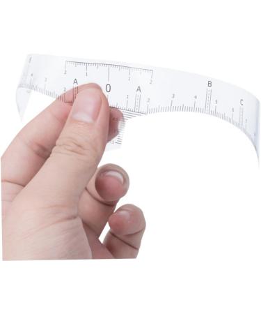  MERRYHAPY MERRYHAPY 1 Roll Tattoo Measuring Eyebrow Ruler Guide Eyebrow Ruler Auxiliary Disposable Model Measuring Ruler Sticker Woman White Paper - Buy Online on GoSupps.com