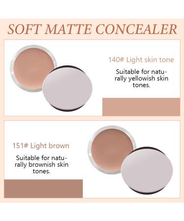 Professional Strength Concealer Makeup - 2 Colors for Flawless Skin | Waterproof & Long-lasting - Buy Online on GoSupps.com