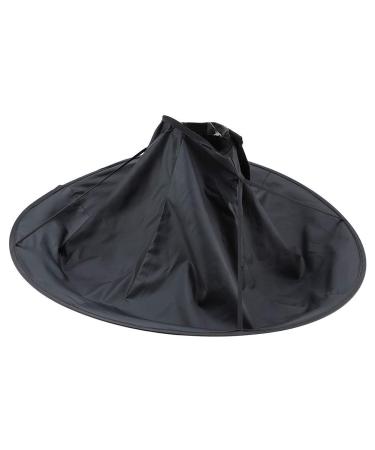 Premium Black Haircut Cape for Adults | Haircase Slope Salon Dress & Umbrella Cloak - International Shipping - Buy Online on GoSupps.com
