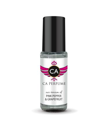CA Perfume Impression of ACQUA COLONIA Pink Pepper & Grapefruit For Women & Men Replica Fragrance Body Oil Dupes Alcohol-Free Sample Travel Size Concentrated Long Lasting Roll-On 0.14 Fl Oz/4ml-X1