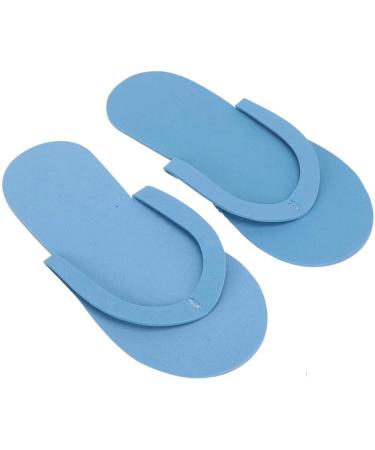 12 Pairs Portable Disposable Slippers Soft Comfortable Travelling Hotel Flip Flops 3mm Thickness Lightweight Disposable Slippers for Spa Pedicure 42 EU Blue - Buy Online on GoSupps.com