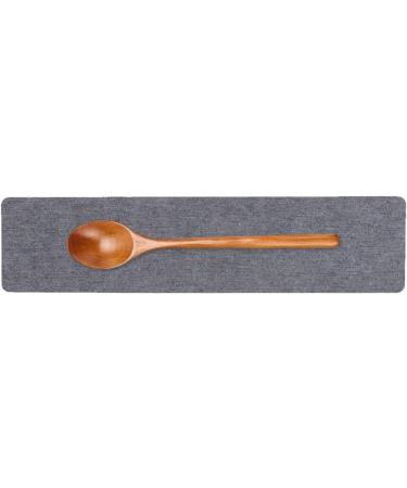 Huwen Water-Absorbing Stone Tray - Fast Drying Non-Slip Diatomite Coatings | Bathroom & Kitchen Soap Bowl Toothbrush Holder Coasters - Dark Gray 30x8cm - Buy Online on GoSupps.com