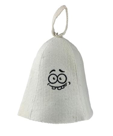 GMMH sauna hat sauna cap felt cap felt hat 100% cotton felt hat cap for sauna felt hat felt (17-018)