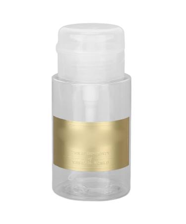 Nail Polish Remover Pump Bottle Dispenser 150ml Push Down Cleanser Dispenser Bottle Travel Empty Liquid Container for Nail Varnish Remover & Makeup Remover Nail Art Tool